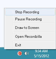 Draw to Screen Menu
