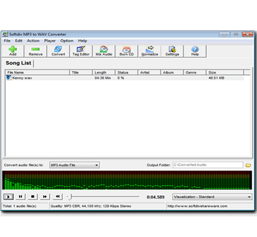 MP3 to WAV Converter
