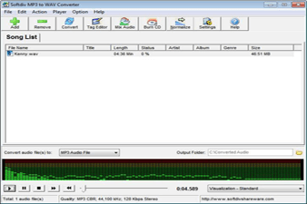 MP3 to WAV Converter