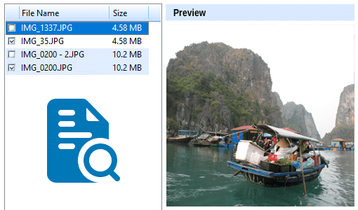 Preview Duplicate Photos